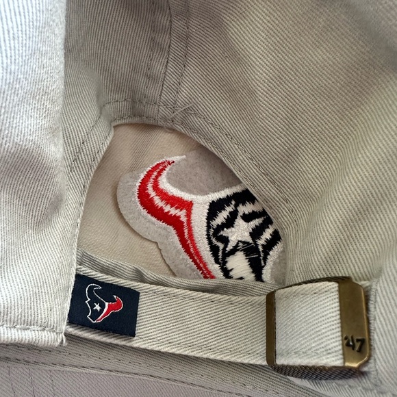 Houston Texans 47 Brand Grey Cap. Unisex. NFL Official Merchandise. - Picture 3 of 4